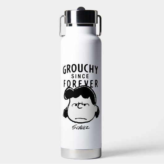 Bouteille D'eau cacahuètes | Grouchy depuis toujours Lucy (Salle de sport)