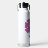 Bouteille D'eau cacahuètes | Illustration de la nature Fleur pourp (Salle de sport)