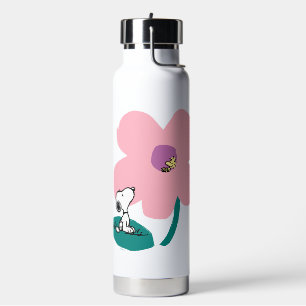 Bouteille D'eau cacahuètes Illustration Nature Rose Flower