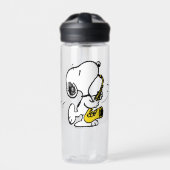 Bouteille D'eau cacahuètes | Lecteur Snoopy Saxophone (Extérieur)
