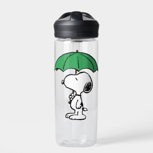 Bouteille D'eau cacahuètes | Parapluie vert Snoopy (Extérieur)