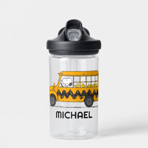 Bouteille D'eau cacahuètes Pilote de bus Snoopy