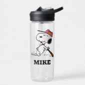 Bouteille D'eau cacahuètes | Snoopy at Bat (Gauche)