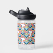 Bouteille D'eau cacahuètes | Snoopy Deco Dreams Motif (Arrière Complet)