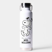 Bouteille D'eau cacahuètes | Snoopy Grand Enseignant Personnalisé (Avant)