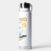 Bouteille D'eau cacahuètes | Snoopy Surboard Longboard Competition (Arrière)