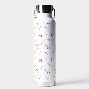 Bouteille D'eau cacahuètes   Snoopy & Woodstock Cherry Motif