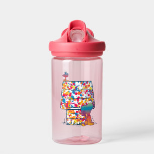 Bouteille D'eau cacahuètes Snoopy & Woodstock Rainbow Paint