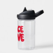 Bouteille D'eau cacahuètes | Woodstock Peace & Love (Gauche)