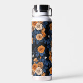 Bouteille D'eau Caché en rose, orange et bleu (Arrière)