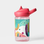 Bouteille D'eau Cactus aux couleurs vives (Gauche)