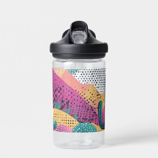 Bouteille D'eau Cactus du Saguaro en paysage pointillé arrière - p (Avant)