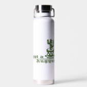 Bouteille D'eau Cactus Pas un gros cactus drôle dire (Arrière)