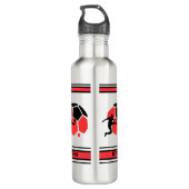 Bouteille D'eau Cadeau d'anniversaire de football, équipe de joueu (Dos)