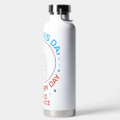 Bouteille D'eau Cadeau de conception de badge de fierté de service (Droite)