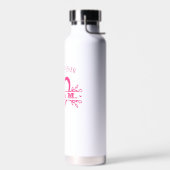 Bouteille D'eau Cadeau de la Fête des Mères en rose monogramme (Gauche)