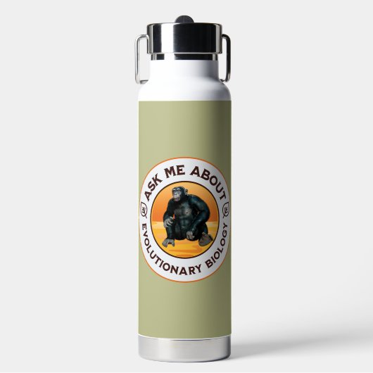 Bouteille D'eau Cadeau d'humour sur l'évolution pour professeur de (Salle de sport)