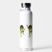 Bouteille d'eau cadeau drôle de grenouille avec co (Plage)