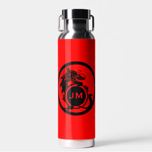 Bouteille D'eau Cadeau initial de golfeur de nouveauté de dragon