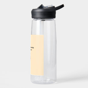 Bouteille d'eau cadeau pour enseignant
