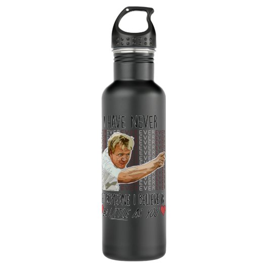 Bouteille D'eau Cadeau pour Hommes Ecosse TV star restaurant propr (Devant)