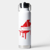 Bouteille D'eau Cadeau pour professeur de piano Piano à queue (Salle de sport)