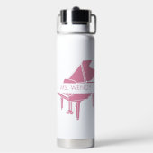 Bouteille D'eau Cadeau pour professeur de piano Piano à queue (Arrière)