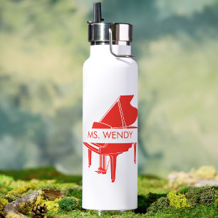 Bouteille D'eau Cadeau pour professeur de piano Piano à queue