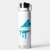 Bouteille D'eau Cadeau pour professeur de piano Piano à queue (Arrière)