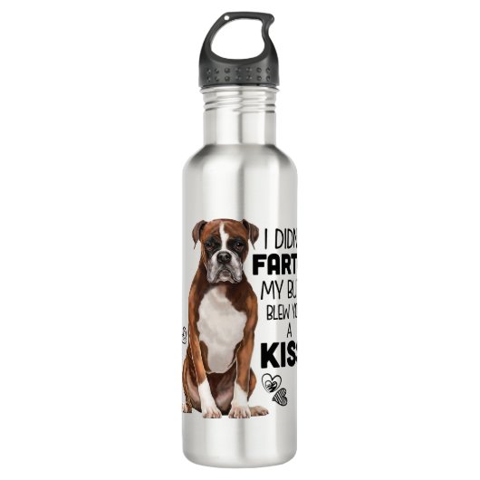 Bouteille D'eau Cadeaux Boxer Dog (Devant)