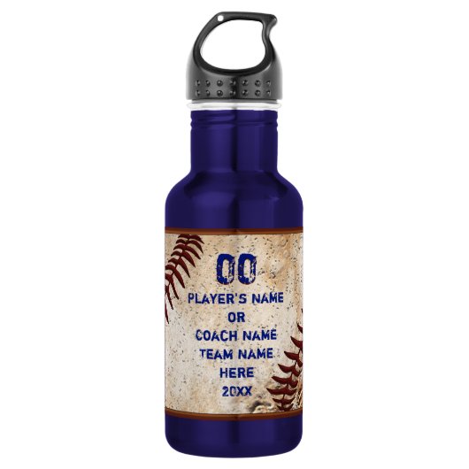 Bouteille D'eau Cadeaux D'Entraîneurs De Baseball, Idées Cadeaux D (Devant)
