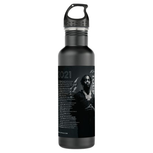 Bouteille D'eau Cadeaux Pour Hommes Rapper Lil Tjay Hiphop Awesome (Devant)