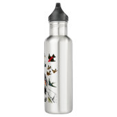 Bouteille D'eau Cadeaux vintages d'observation d'oiseaux pour twit (Droite)