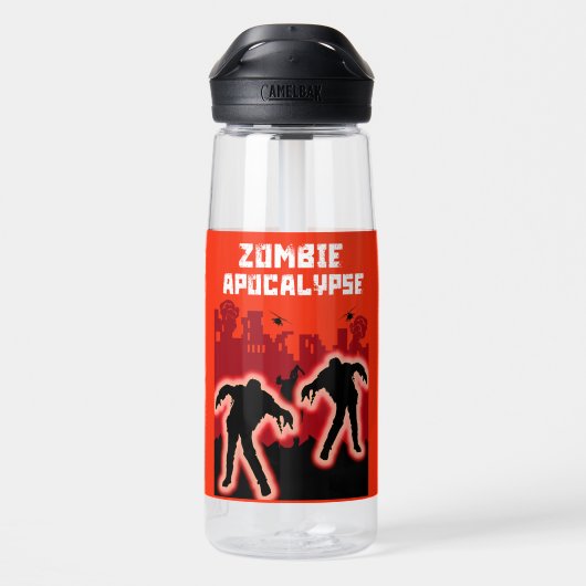 Bouteille D'eau Cadeaux Zombie Apocalypse (Arrière)