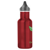 Bouteille D'eau Caducée avec feuilles (Gauche)