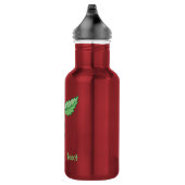 Bouteille D'eau Caducée avec feuilles (Droite)