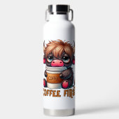 Bouteille D'eau Café d'abord (Avant)