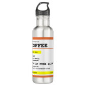 Bouteille D'eau Café d'ordonnance personnalisé (Devant)