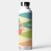 Bouteille D'eau Café moderne du milieu du siècle Personnalisé (Droite)