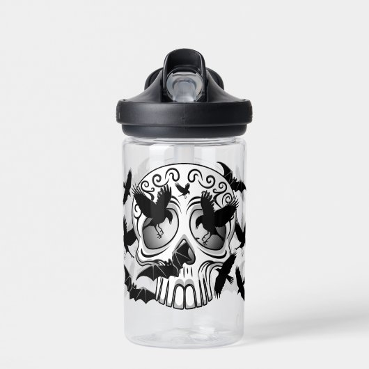 Bouteille D'eau Calaveras décoratives Halloween (Avant)