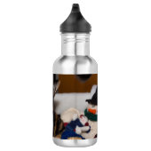 Bouteille D'Eau Calico Et Snowmen (Droite)