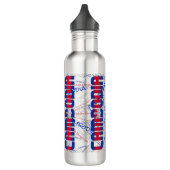 Bouteille D'eau Cambodge Drapeau magnifique patriotique (Gauche)