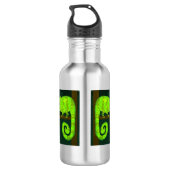Bouteille D'eau Caméléon vert mignon (Dos)