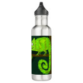 Bouteille D'eau Caméléon vert mignon (Droite)