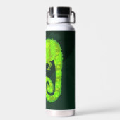 Bouteille D'eau Caméléon vert mignon (Arrière)