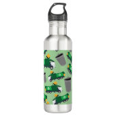 Bouteille D'eau Camion de recyclage customisé (Devant)