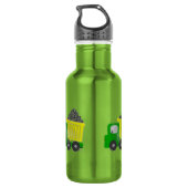 Bouteille D'eau Camion de vidange (jaune) (Dos)