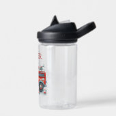 Bouteille D'eau Camion feu rouge et gris mou (Gauche)