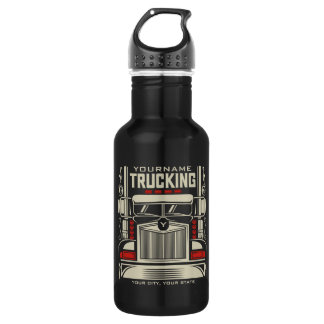 Bouteille D'eau Camion personnalisé 18 Routeur BIG RIG Trucker
