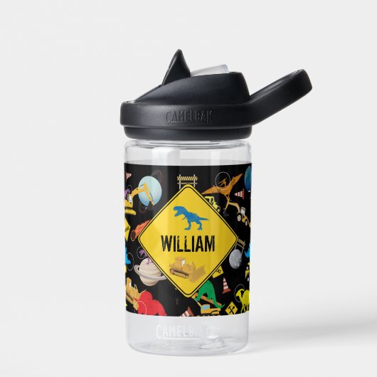 Bouteille D'eau Camions de construction Astronaut Dinosaures dans  (Gauche)